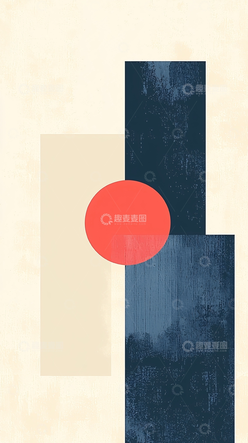 高清大图下载【趣麦麦图】极简抽象几何艺术