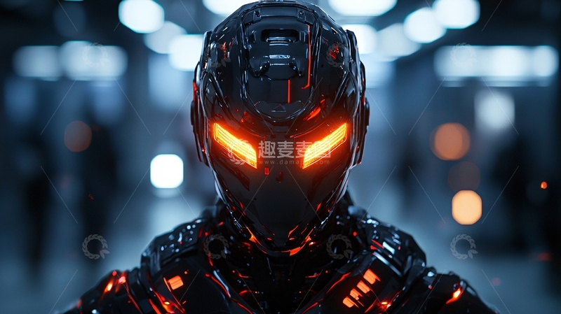 高清大图下载【趣麦麦图】未来科技感机器人