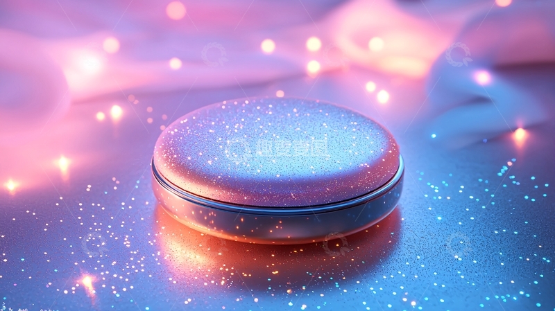 高清大图下载【趣麦麦图】闪耀光芒的圆形盒子