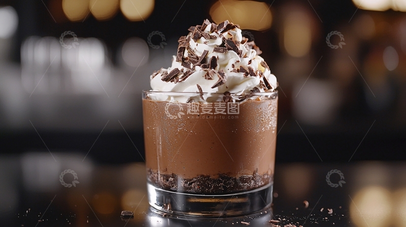 高清大图下载【趣麦麦图】巧克力慕斯
