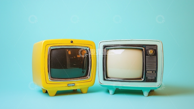 高清大图下载【趣麦麦图】复古电视机
