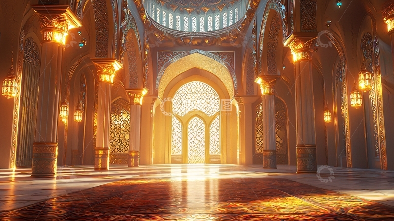 高清大图下载【趣麦麦图】的辉煌宫殿内部