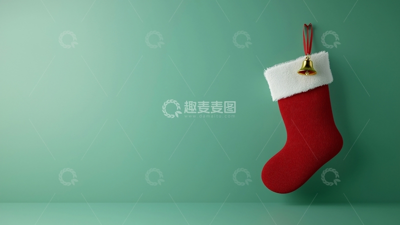 高清大图下载【趣麦麦图】圣诞袜