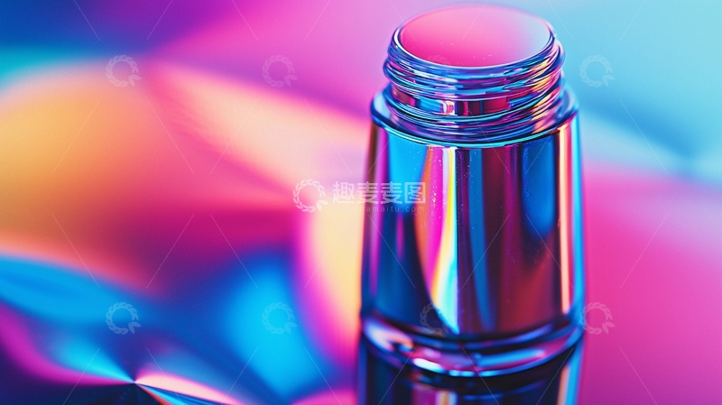 高清大图下载【趣麦麦图】炫彩瓶身化妆品瓶