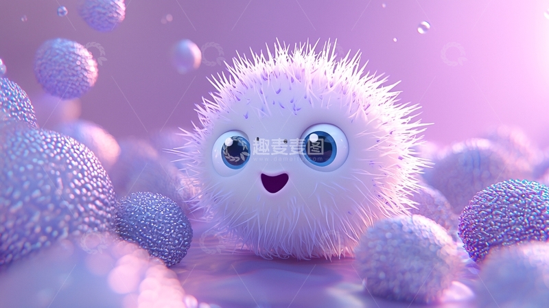 高清大图下载【趣麦麦图】可爱毛茸茸小球