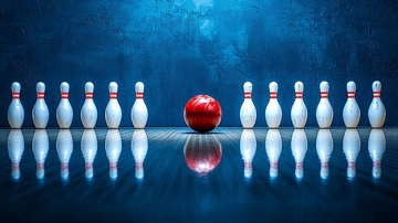 保龄球瓶和球的排列