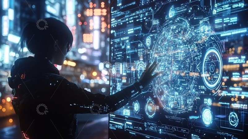 高清大图下载【趣麦麦图】未来科技