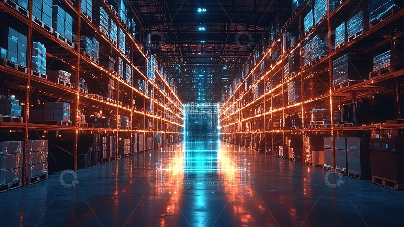 高清大图下载【趣麦麦图】仓库货架