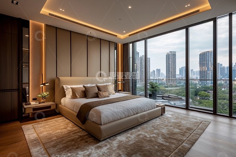 高清大图下载【趣麦麦图】现代轻奢卧室设计
