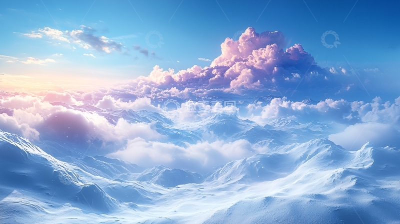 高清大图下载【趣麦麦图】梦幻云海仙境