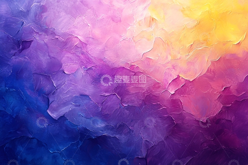 高清大图下载【趣麦麦图】抽象彩色云朵背景