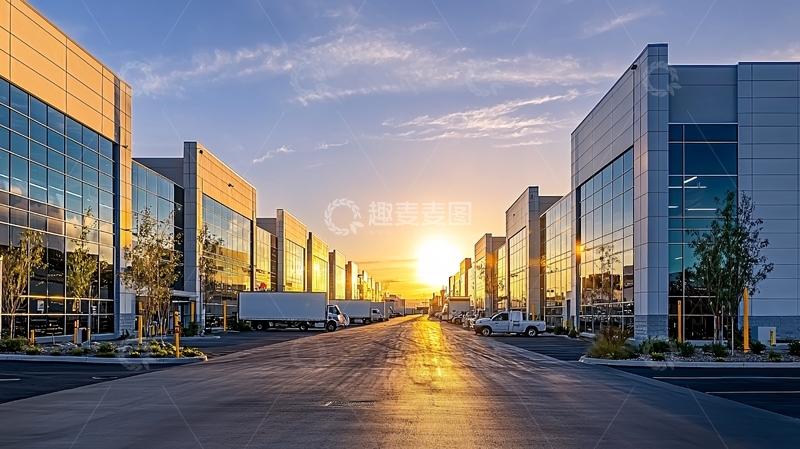 高清大图下载【趣麦麦图】现代化工业园区