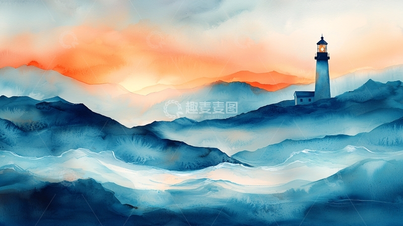 高清大图下载【趣麦麦图】水彩画