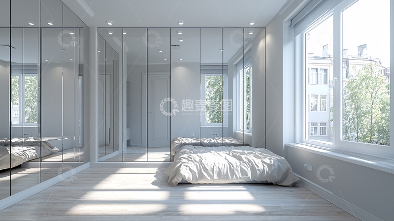 高清大图下载【趣麦麦图】简约现代卧室