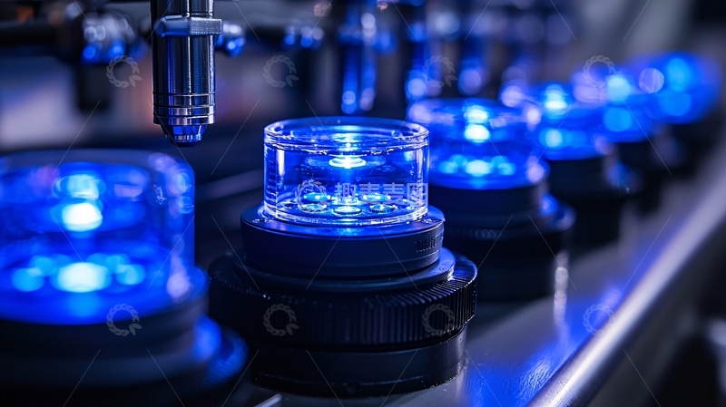 高清大图下载【趣麦麦图】蓝色科技感的精密仪器