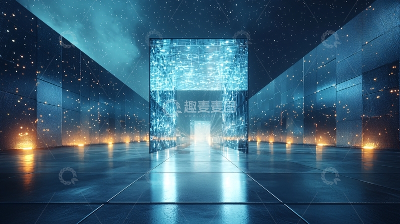 高清大图下载【趣麦麦图】未来科技感走廊