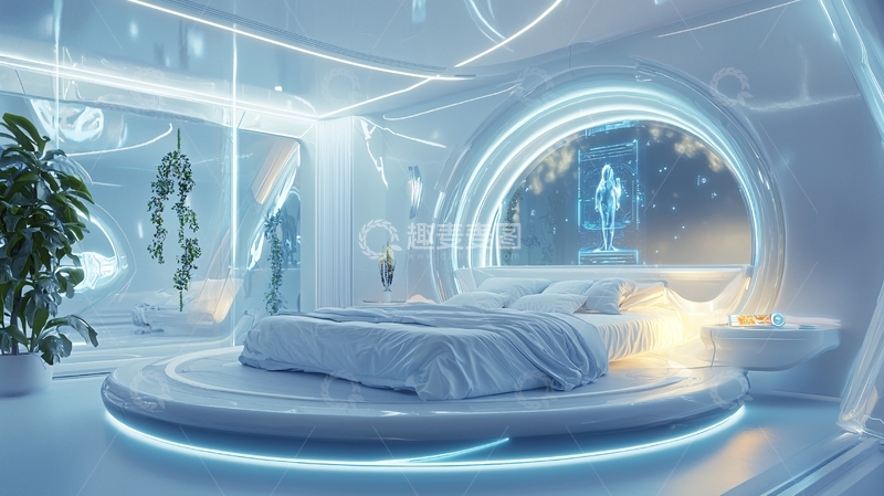 高清大图下载【趣麦麦图】未来卧室设计1