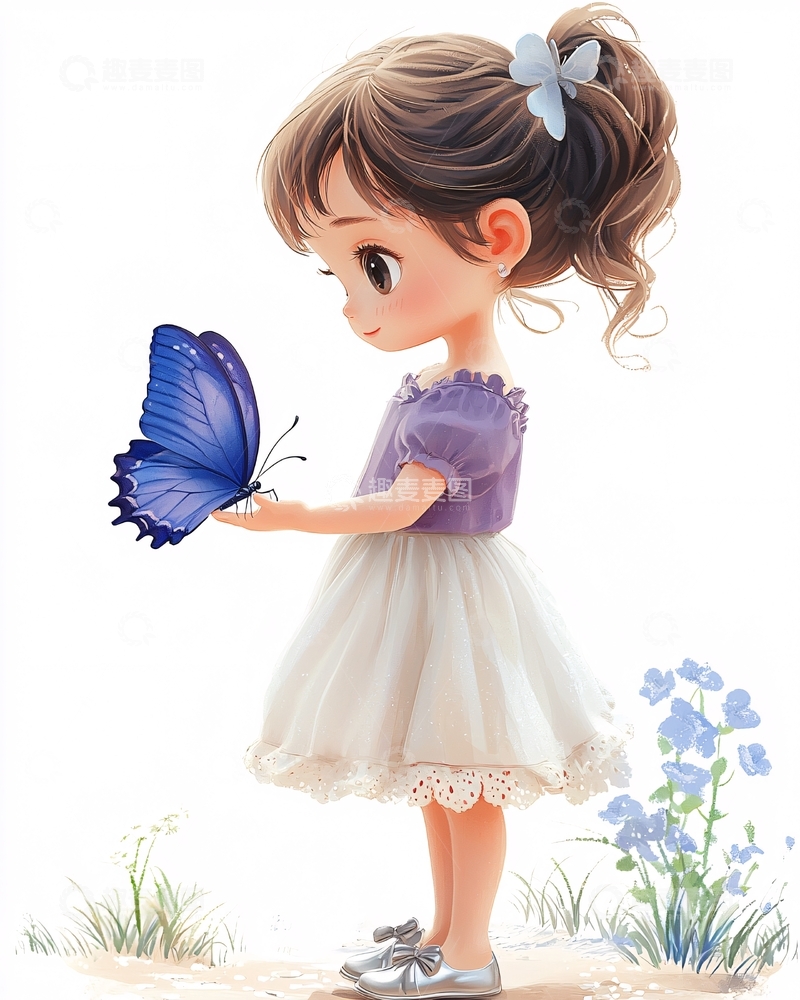 高清大图下载【趣麦麦图】可爱女孩