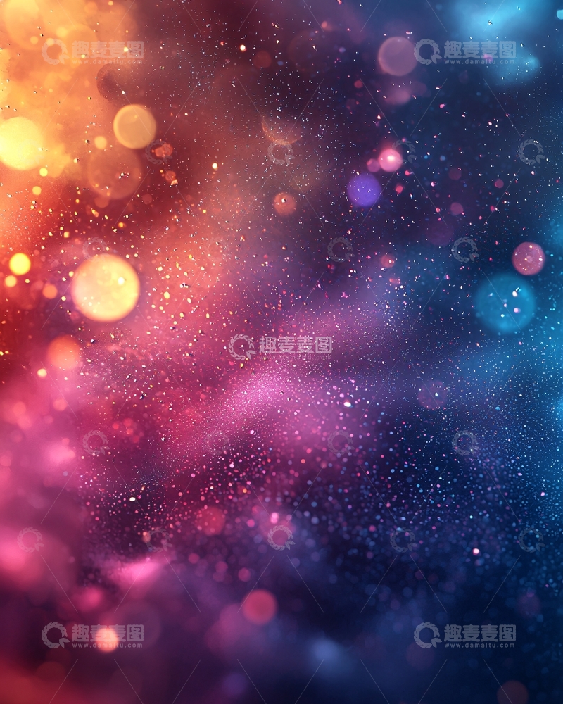 高清大图下载【趣麦麦图】梦幻绚丽多彩背景