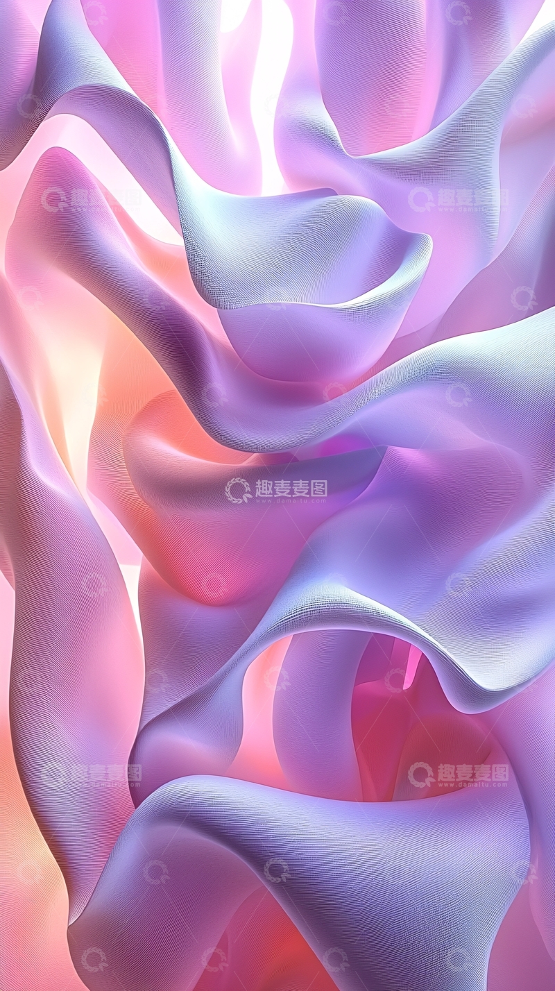 高清大图下载【趣麦麦图】流动的丝绸般梦幻色彩