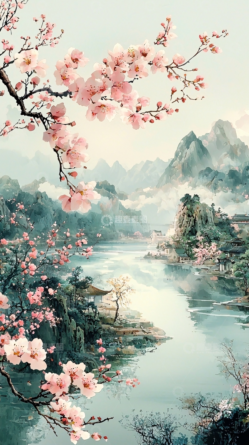 高清大图下载【趣麦麦图】水墨画