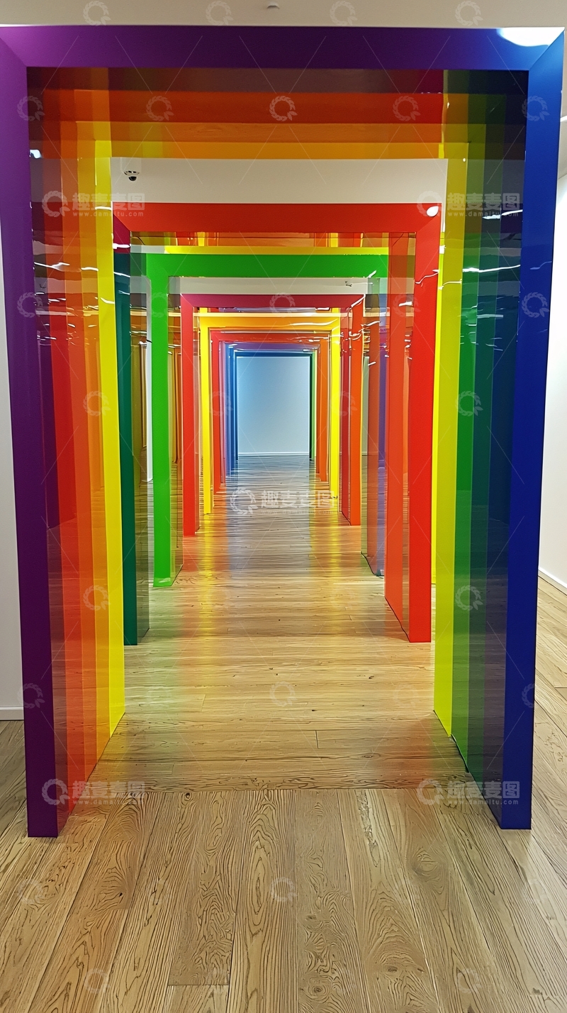 高清大图下载【趣麦麦图】彩虹通道