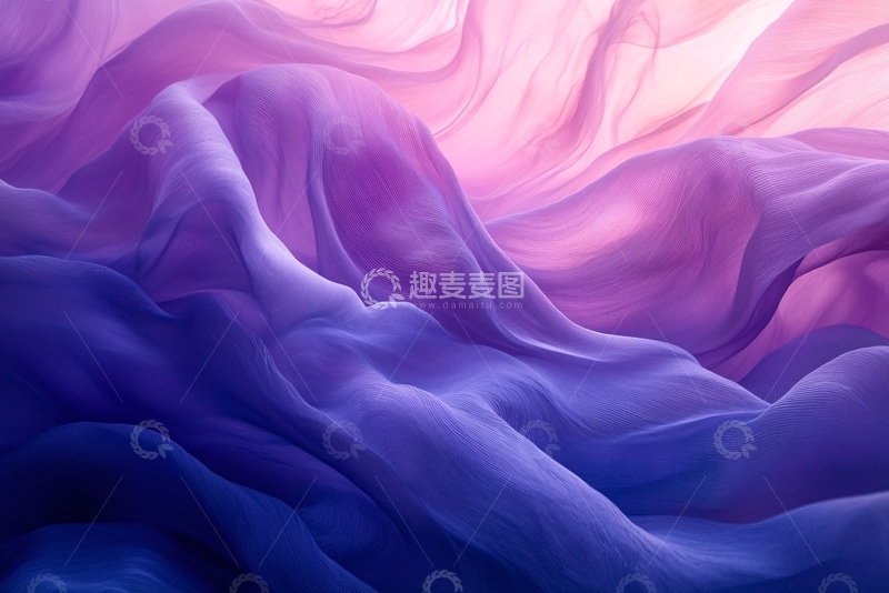 高清大图下载【趣麦麦图】紫色丝绸质感