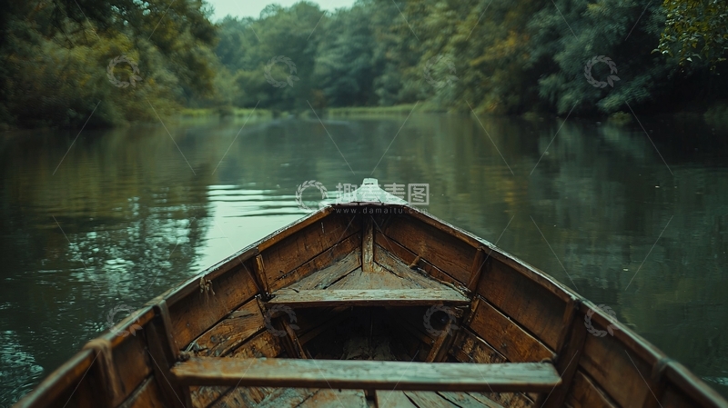 高清大图下载【趣麦麦图】小船