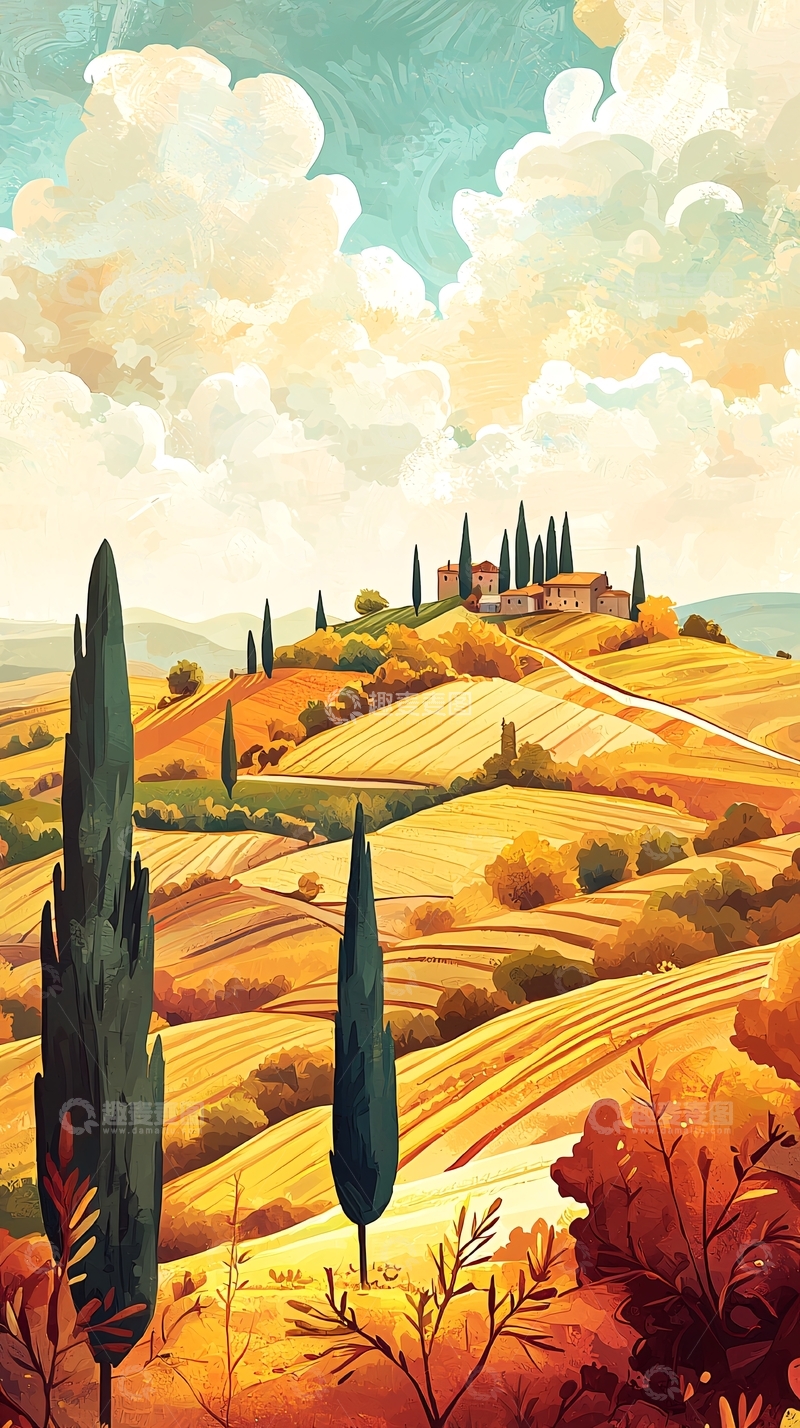 高清大图下载【趣麦麦图】田园风光87