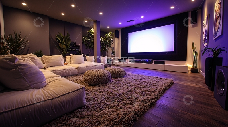 高清大图下载【趣麦麦图】豪华家庭影院