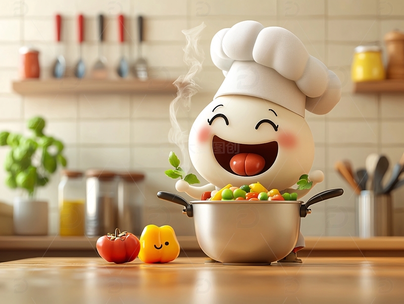 高清大图下载【趣麦麦图】卡通厨师