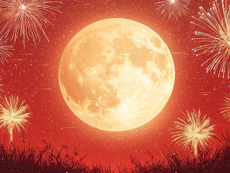 高清大图下载【趣麦麦图】中秋节月亮