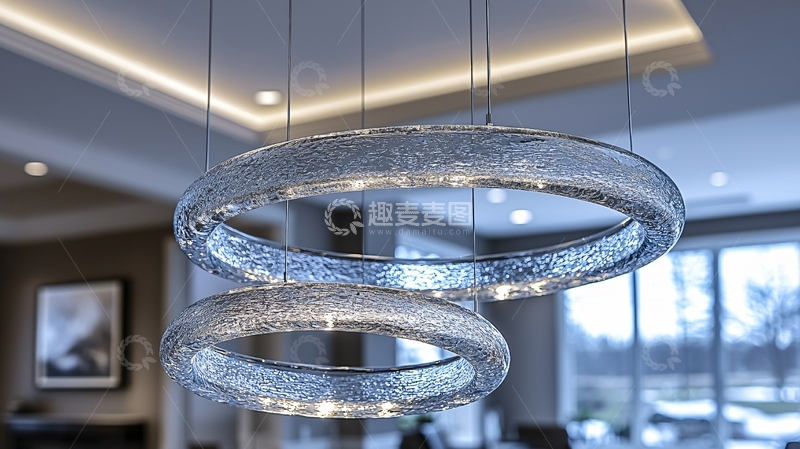 高清大图下载【趣麦麦图】现代简约风格环形吊灯