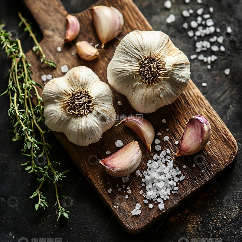 高清大图下载【趣麦麦图】大蒜