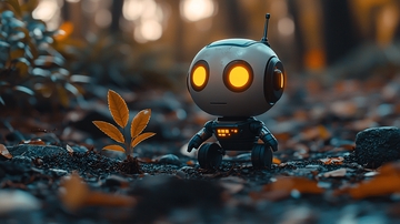 森林里的小机器人