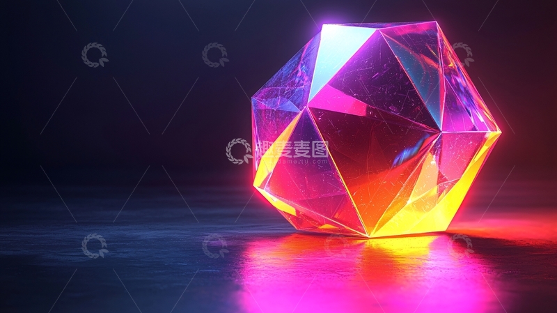 高清大图下载【趣麦麦图】晶莹剔透的几何体