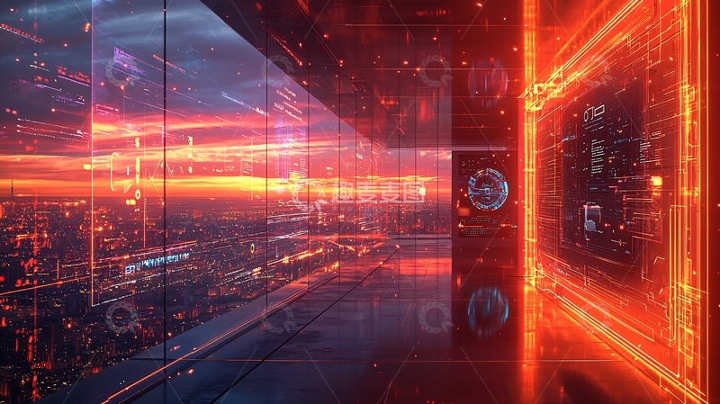 高清大图下载【趣麦麦图】未来都市夜景71