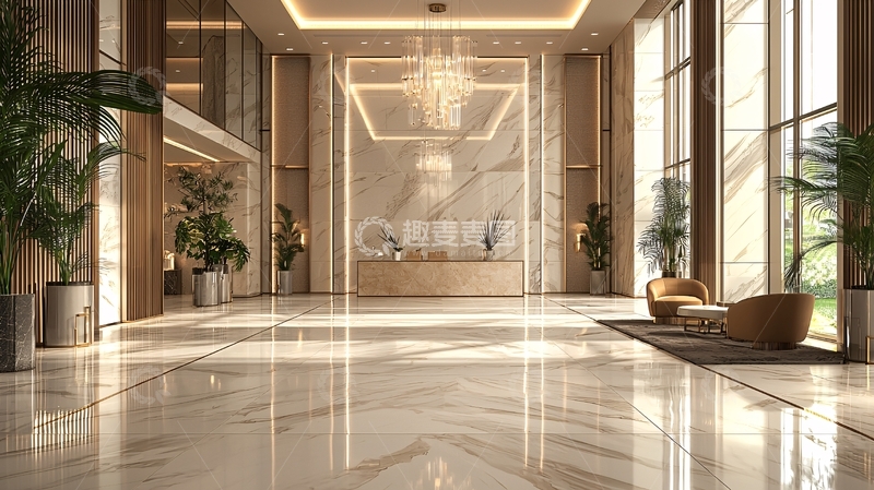 高清大图下载【趣麦麦图】奢华酒店大堂12