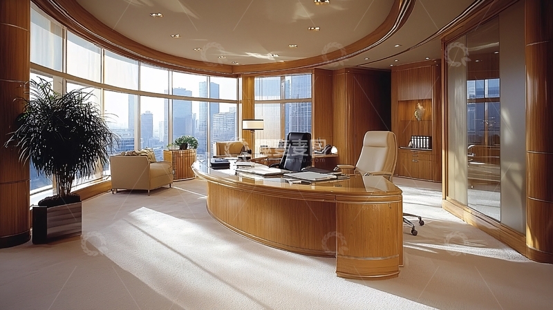 高清大图下载【趣麦麦图】高端现代化总裁办公室
