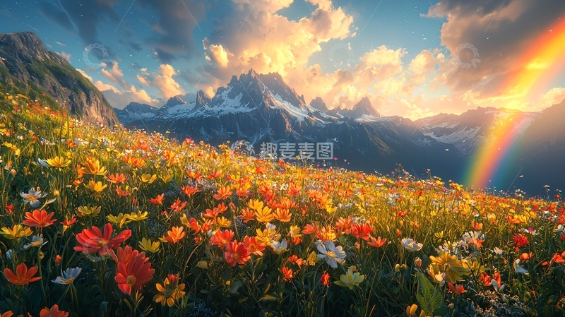 高清大图下载【趣麦麦图】彩虹