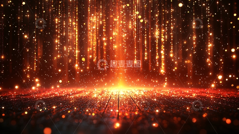 高清大图下载【趣麦麦图】流光溢彩粒子背景