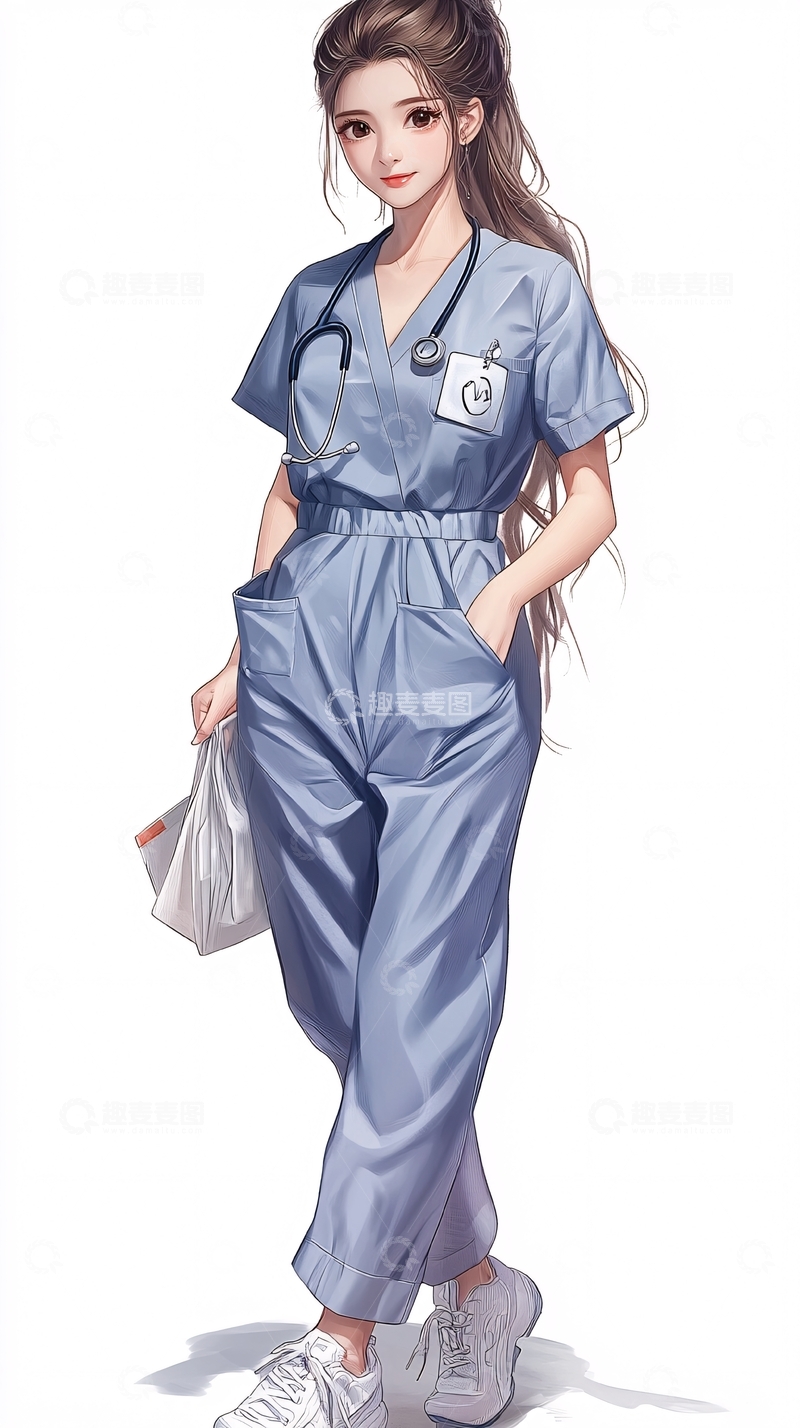 高清大图下载【趣麦麦图】-美女医生