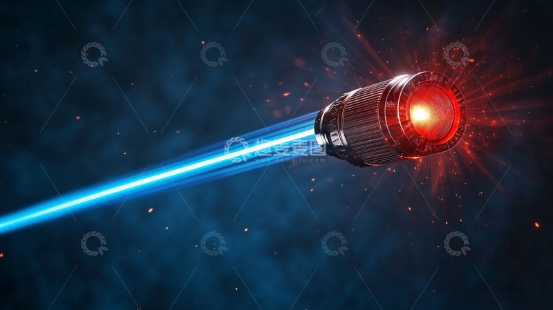 高清大图下载【趣麦麦图】太空激光武器