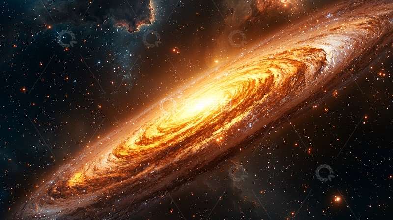 高清大图下载【趣麦麦图】星云壮丽银河景象