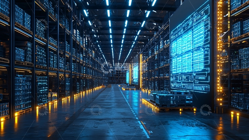高清大图下载【趣麦麦图】未来科技感数据中心