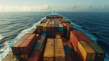 航运集装箱货轮远洋