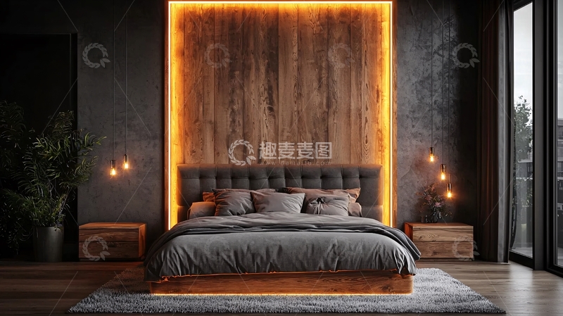 高清大图下载【趣麦麦图】豪华卧室