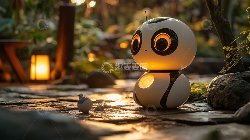 高清大图下载【趣麦麦图】萌宠机器人