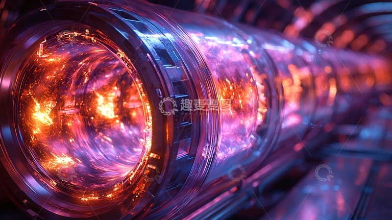 高清大图下载【趣麦麦图】光亮透明管状物体