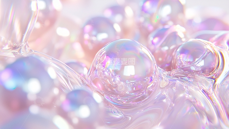 高清大图下载【趣麦麦图】梦幻泡泡背景3